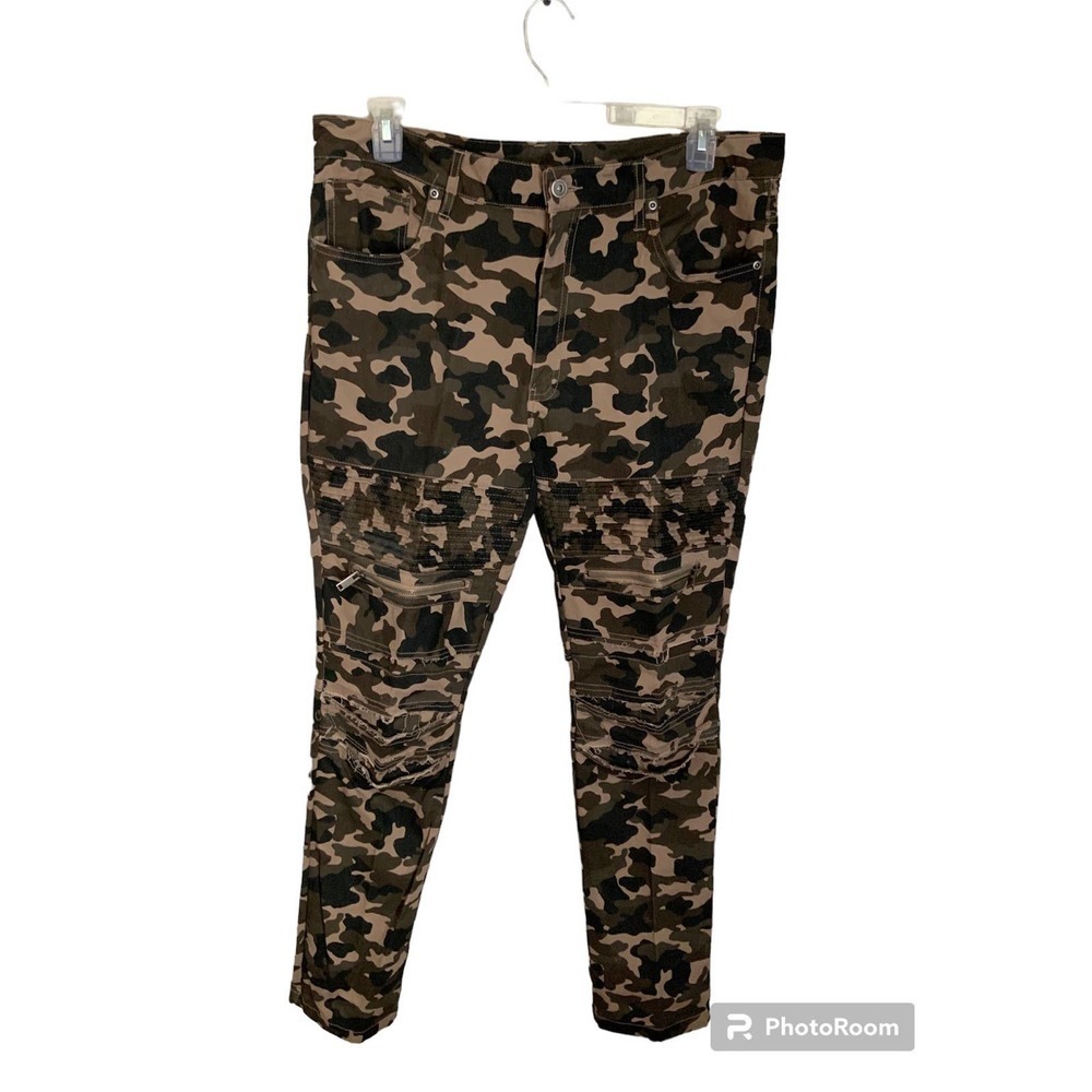 Five by Five camouflage green and brown size 38x32 #1116